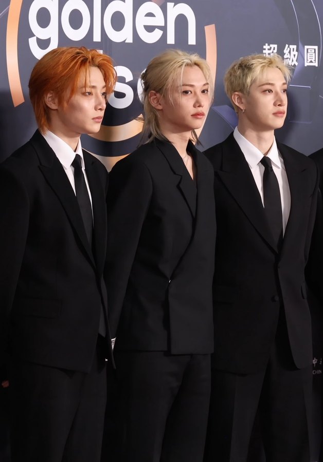Участники Stray Kids на Golden Disc Awards, январь 2026 года