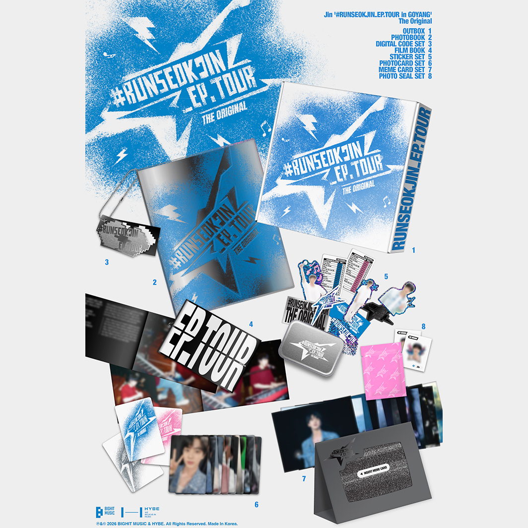 Набор тура Джина #RUNSEOKJIN_EP.TOUR in GOYANG