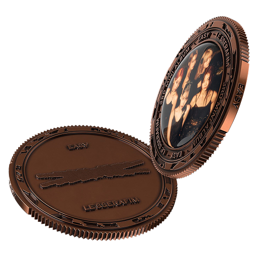 Альбом LE SSERAFIM EASY в версии Sound Coin
