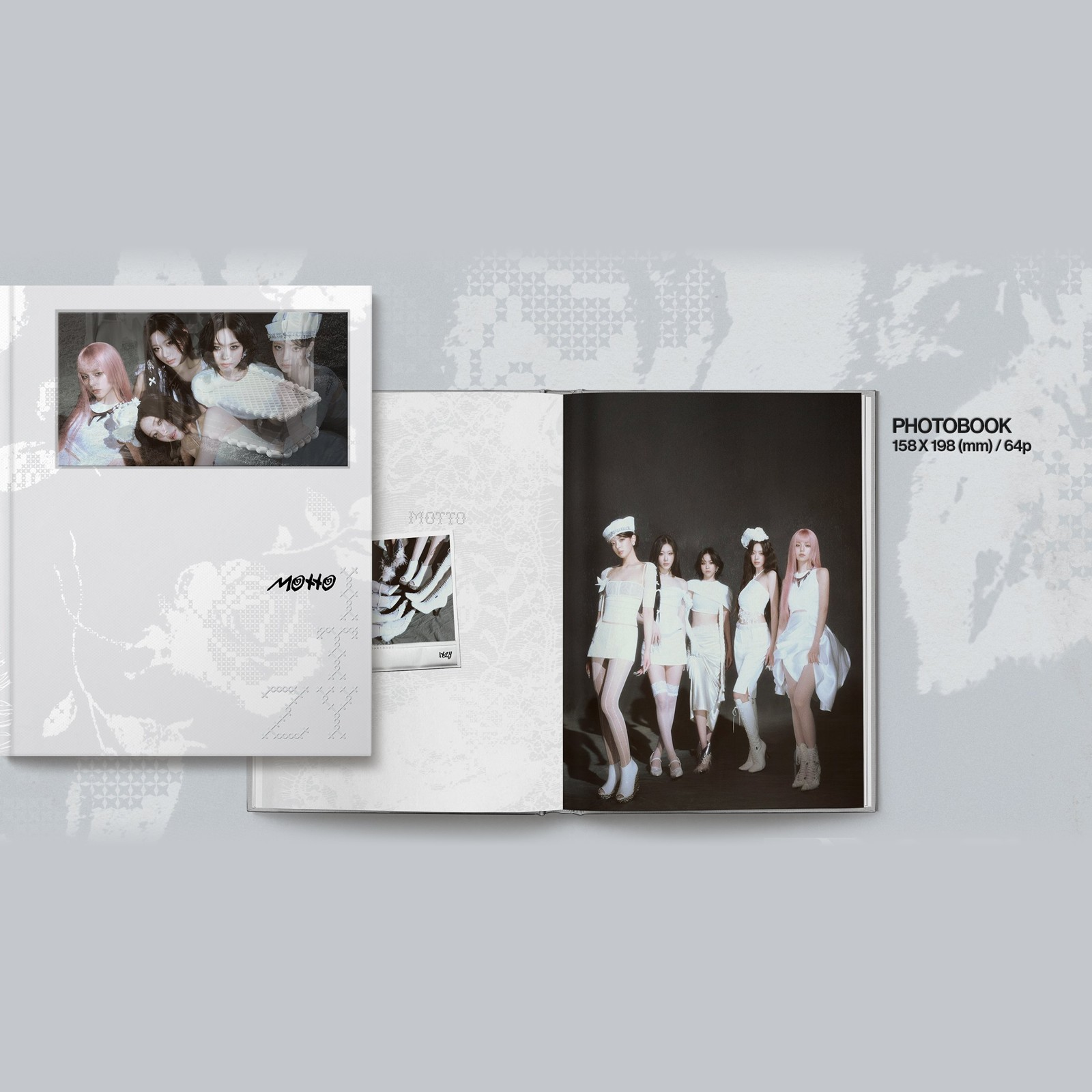 Альбом ITZY Motto, версия PHOTOBOOK — разворот
