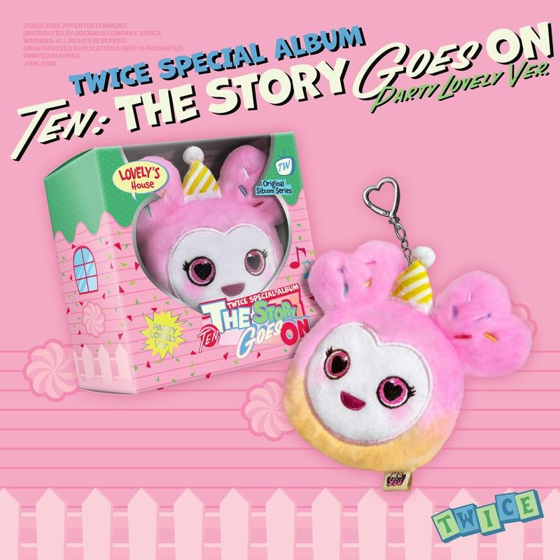 Альбом TWICE TEN: The Story Goes On, версия PARTY LOVELY с плюшевым брелоком
