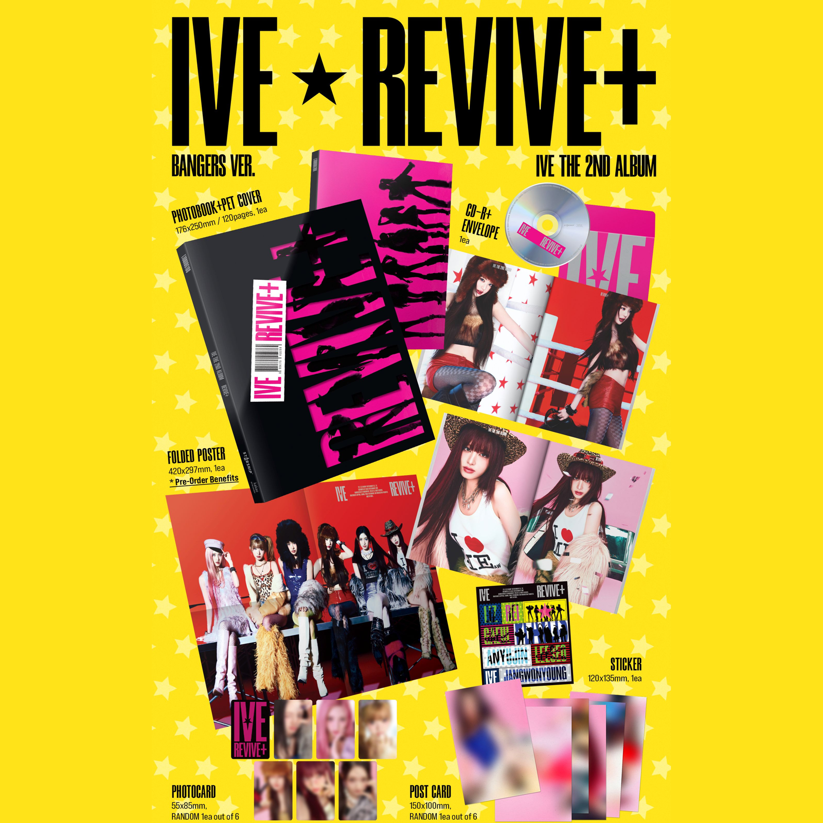 Альбом IVE REVIVE+ (BANGERS Ver.) — что внутри